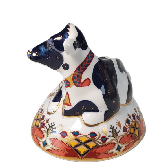 Royal Crown Derby Friesian Cow “Buttercup” figurine – 2001, Fine Bone China - Picture 5 of 7